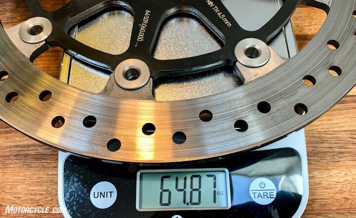 KTM PowerParts Galfer Wave Discs – scale