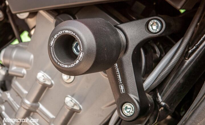 Rear Wheel Slider Crash Bobbins Evotech Performance KTM 990 Superduke/950 SM 04 
