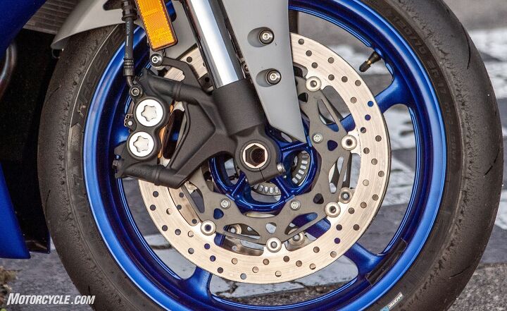 Yamaha R6 front brakes