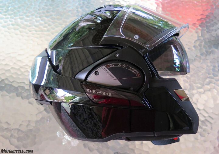 New Motorcycle Motorbike Flip Face Rotate Around Back Flip Up Helmet