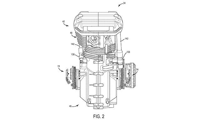 Harley-Davidson VVT engine patent