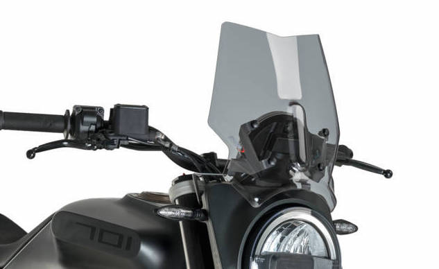 US Dark Black Windscreen Windshield For Honda Suzuki Yamaha Kawasaki Ducati BMW
