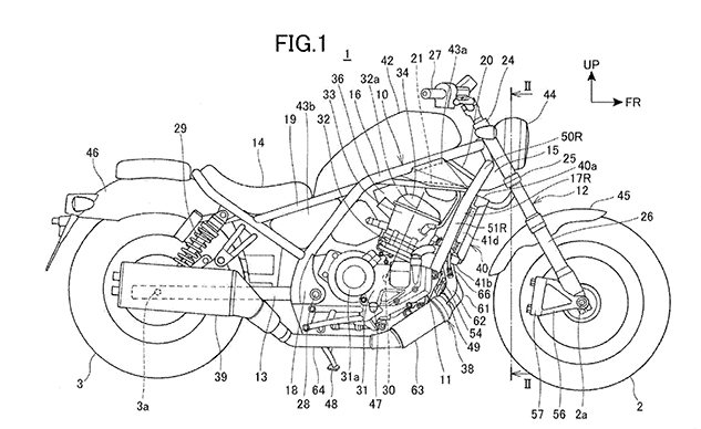 Honda Rebel 1100 patent