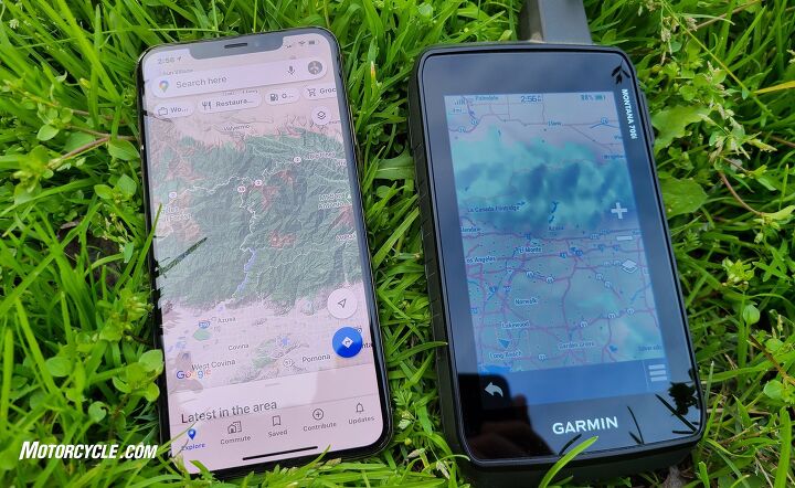 Motorcycle GPS: your phone isn't good