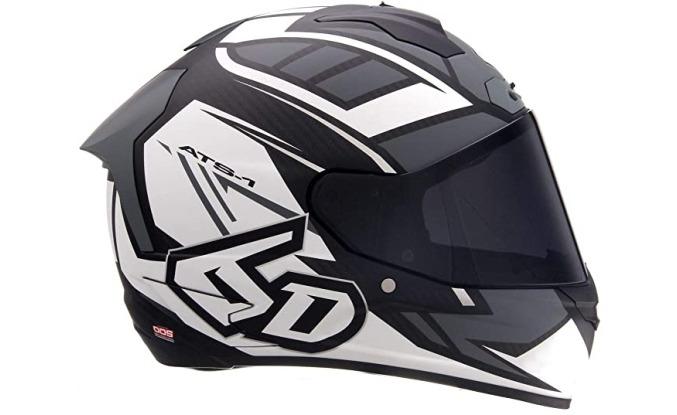 Full Face Motorcycle Helmet w/Goggles Deluxe Black Leather Street Bike Cruiser L 