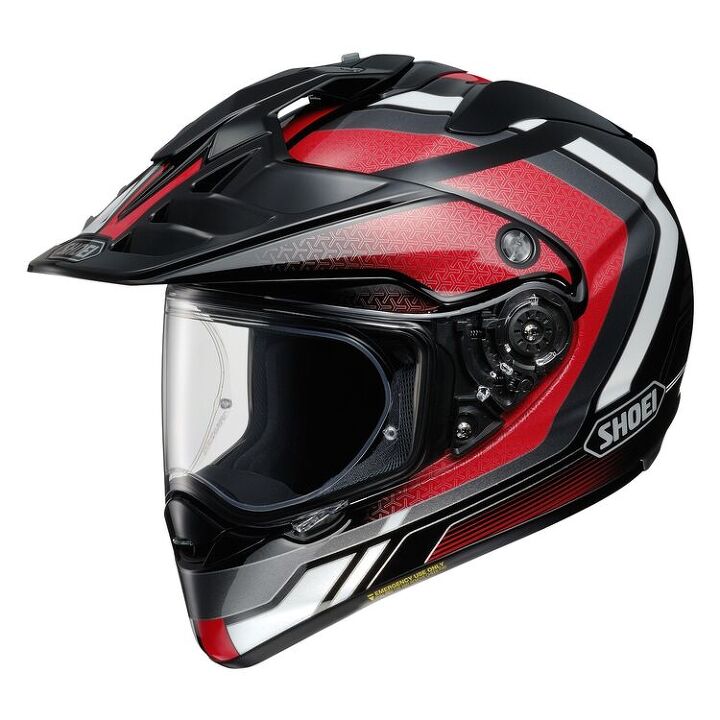Helmet Motorcycle Scooter ECE 22-05 Sun Visor Full Face Graphic A-Pro Red
