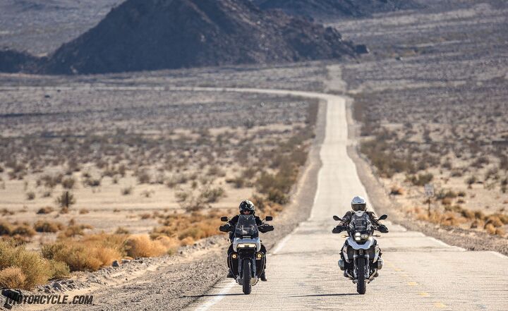 motorcycles in the desert