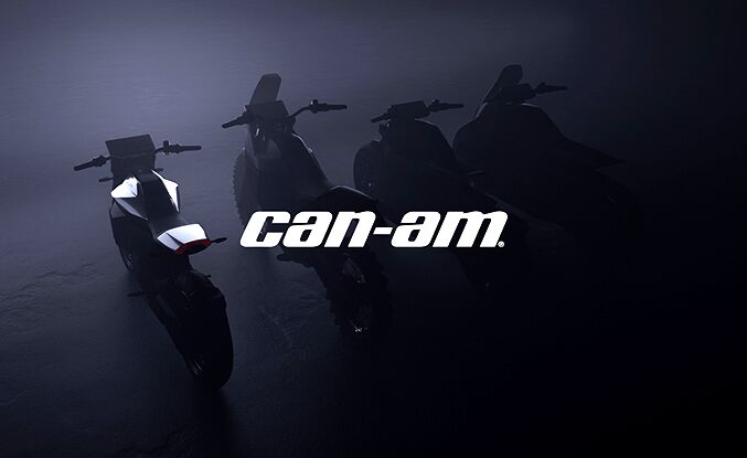 Can-Am electric motorcycle teaser