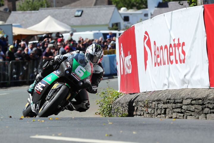 08/06/2022: Michael Dunlop (650 Paton/MD Racing) at Ginger Hall during Wednesday’s Isle of Man Bennett’s Supertwin TT Race. PICTURE BY DAVE KNEEN/PACEMAKER PRESS.
