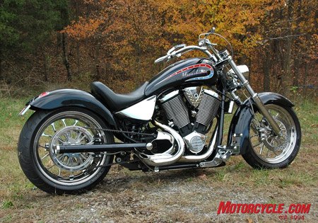 Old 97 Choppers prefers to use Victory-based motorcycles for the many themed-customs built by the shop named after one of the most infamous train crashes in American history.