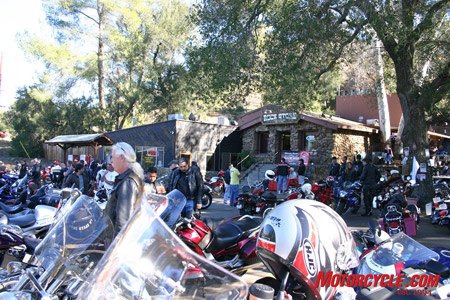 A staple of biking culture in SoCal and beyond, the Rock Store is often packed to the brim with bikes of all types on most weekends.