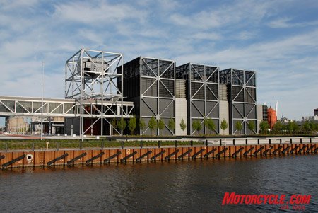 The elaborate new museum is located on a 20-acre complex sitting along the Menomonee River east of downtown Milwaukee.