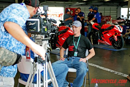 Russell’s return to the AMA garage garnered the attention of both his former fans and the media.