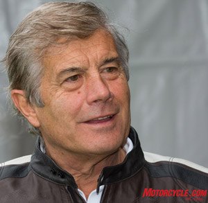 Sr. Giacomo Agostini, 12-time Grand Prix world champion and recipient of the Legend of the Motorcycle Lifetime Achievement Award. 