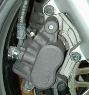 Front Caliper Mounting Location