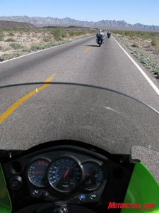 Mexico looks like Arizona for the most part, and highway slogs are nothing new for this LA-resident motorcycle.