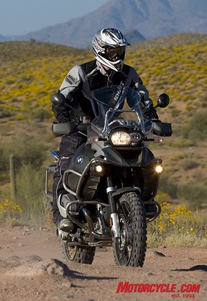 The Adventure's larger fuel tank can present a challenge in tight or technical terrain with the extra weight of more fuel carried up high, but if you can keep the bike marching forward it seems capable of overcoming anything in its path.