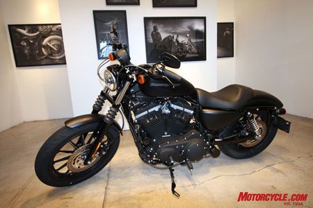 Harley’s latest in its line of Dark Customs, the Iron 883.