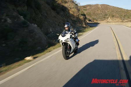 You won’t buy an 848 for its minimal wind protection or its ineffectual mirrors. You might buy it to make your 916-riding buddy envious.