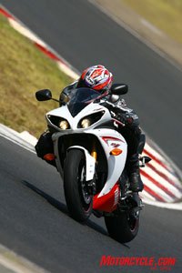 Getting the power to the pavement is easy thanks to the R1’s new motor.