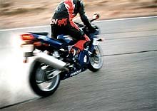 Sands on the highly anticipated R6, performing his most dangerous stunt, the Headless Burnout.