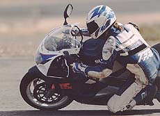 Associate Editor Gord Mounce posted his best time at the racetrack on the race-ready GSX-R600.