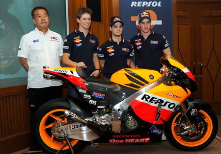 Andrea Dovizioso # 4 MotoGP motorcycle racing decal sticker Honda Repsol 