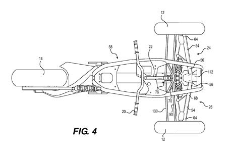 BRP Leaning Spyder patent illustration